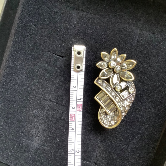 Heidi Daus Rare Earrings Anything Bling Grey/Clear Crystals from Saks 5th - Picture 10 of 14